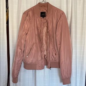 Dynamite pink bomber jacket